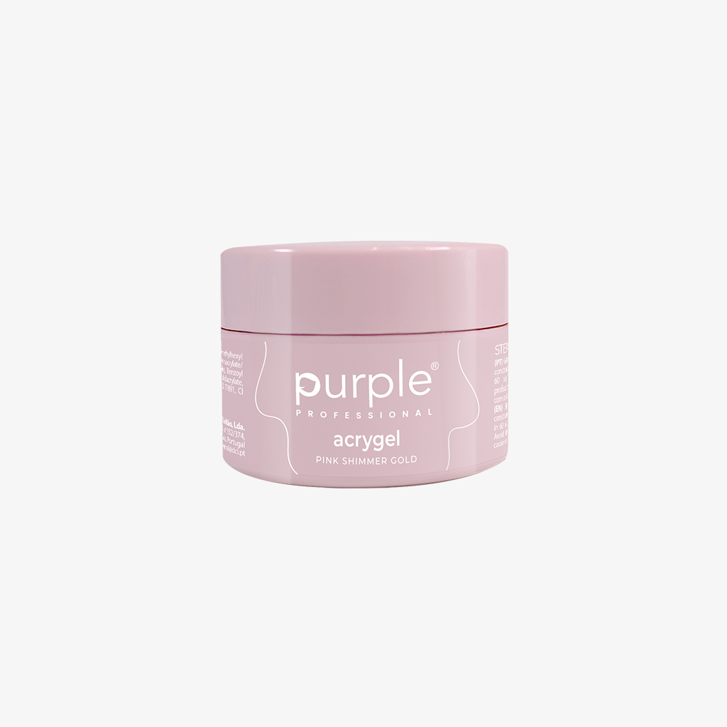 Acrygel pink shimmer gold 15g – Purple Professional